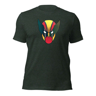 a black t - shirt with an image of a demon's head