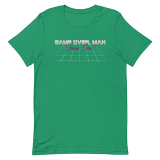 a green t - shirt with the words save your man on it