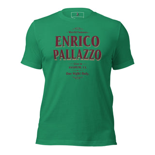 World Famous Enrico Pallazzo T-Shirt – Funny The Naked Gun Movie Inspired Graphic Tee