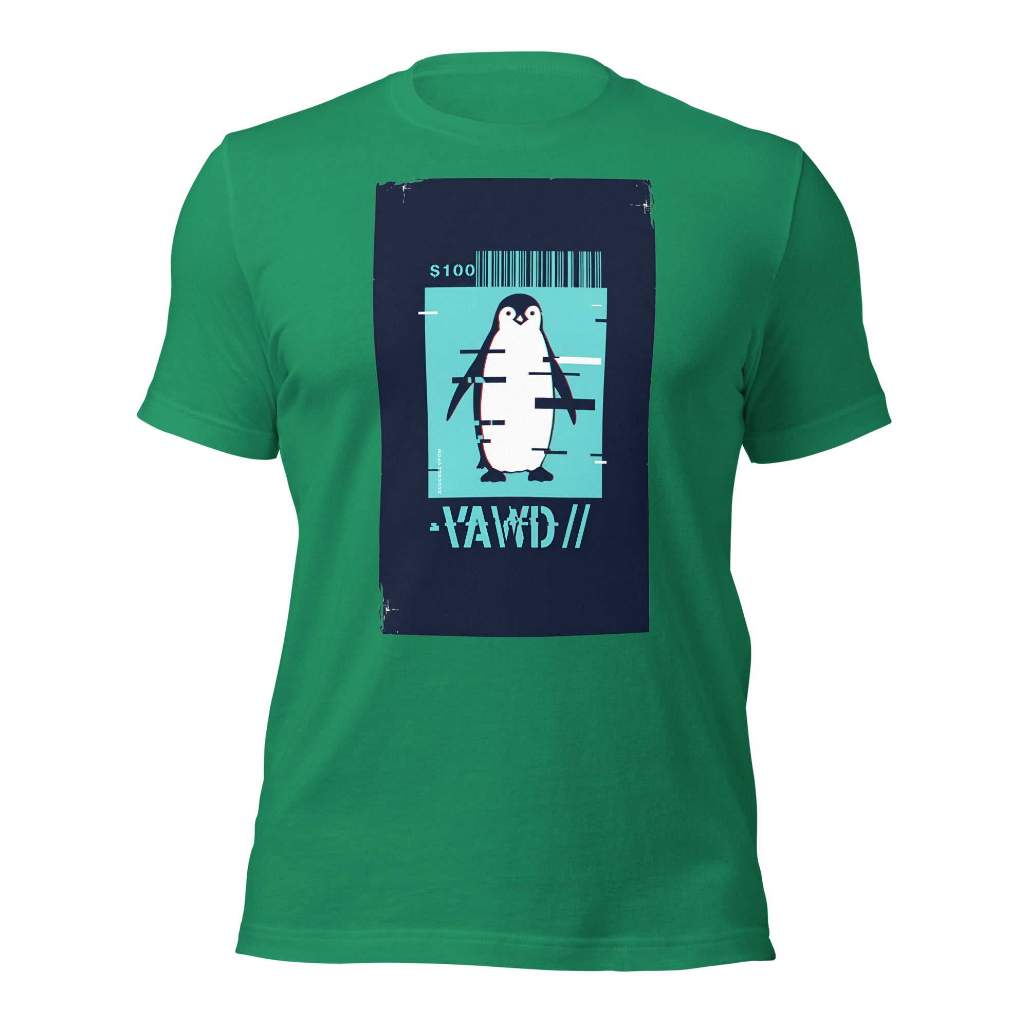 Glitch Penguin Unisex t-shirt