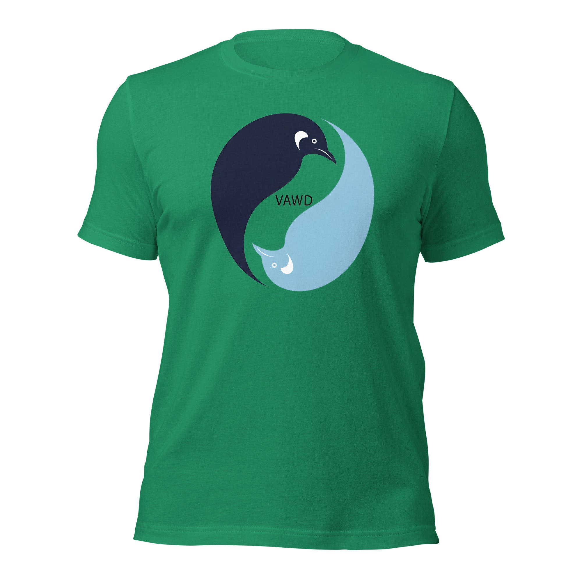 Yin Yang Penguins Unisex t-shirt