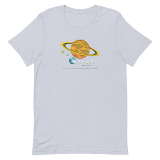a white t - shirt with the nasa logo on it