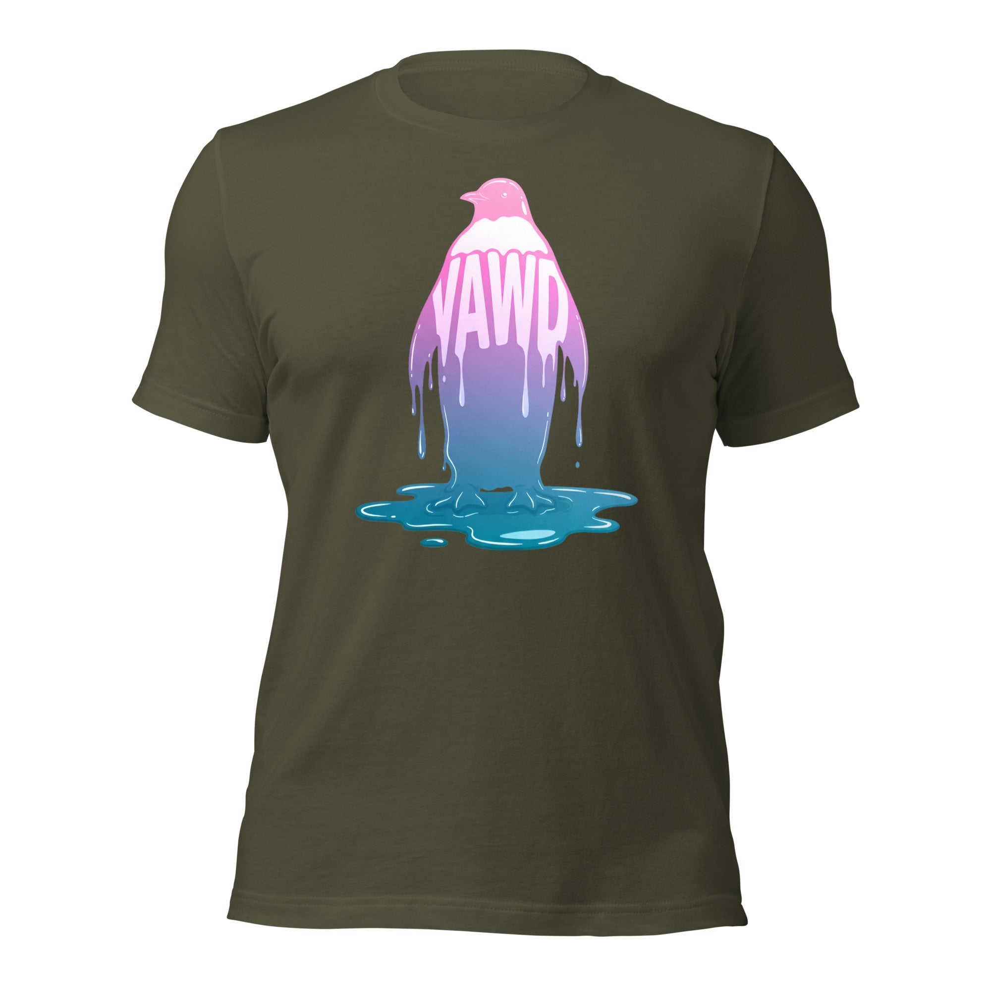 Melting Penguin Unisex t-shirt