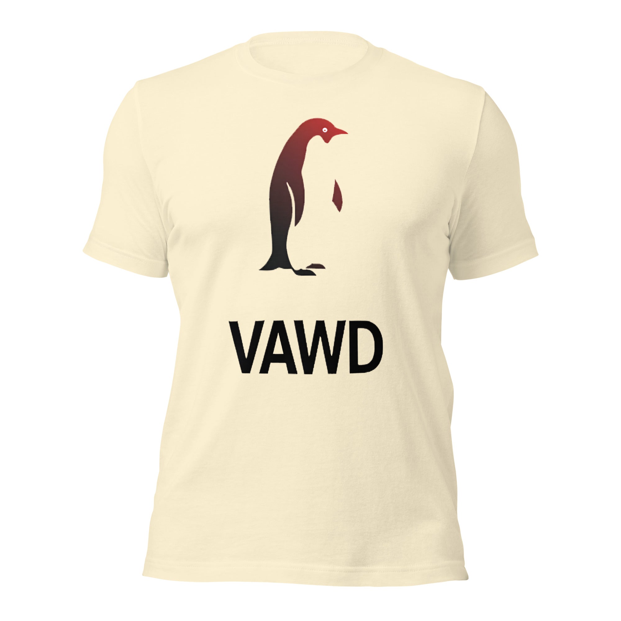 Minimalist Gradient Penguin Unisex t-shirt