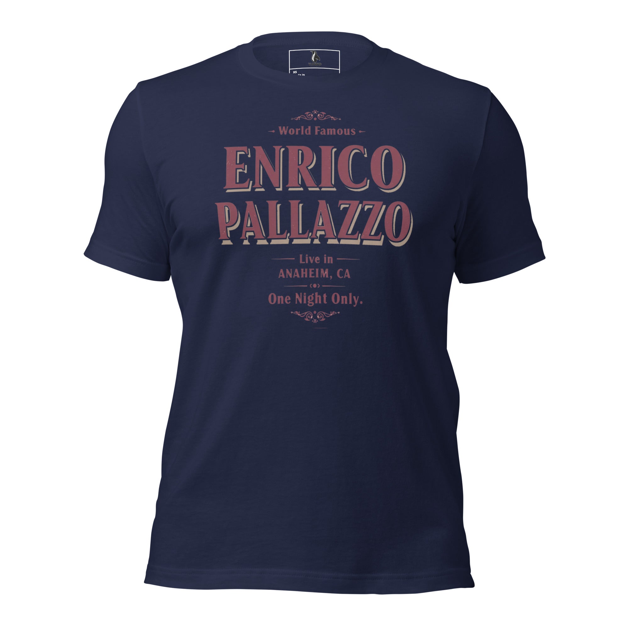 World Famous Enrico Pallazzo T-Shirt – Funny The Naked Gun Movie Inspired Graphic Tee