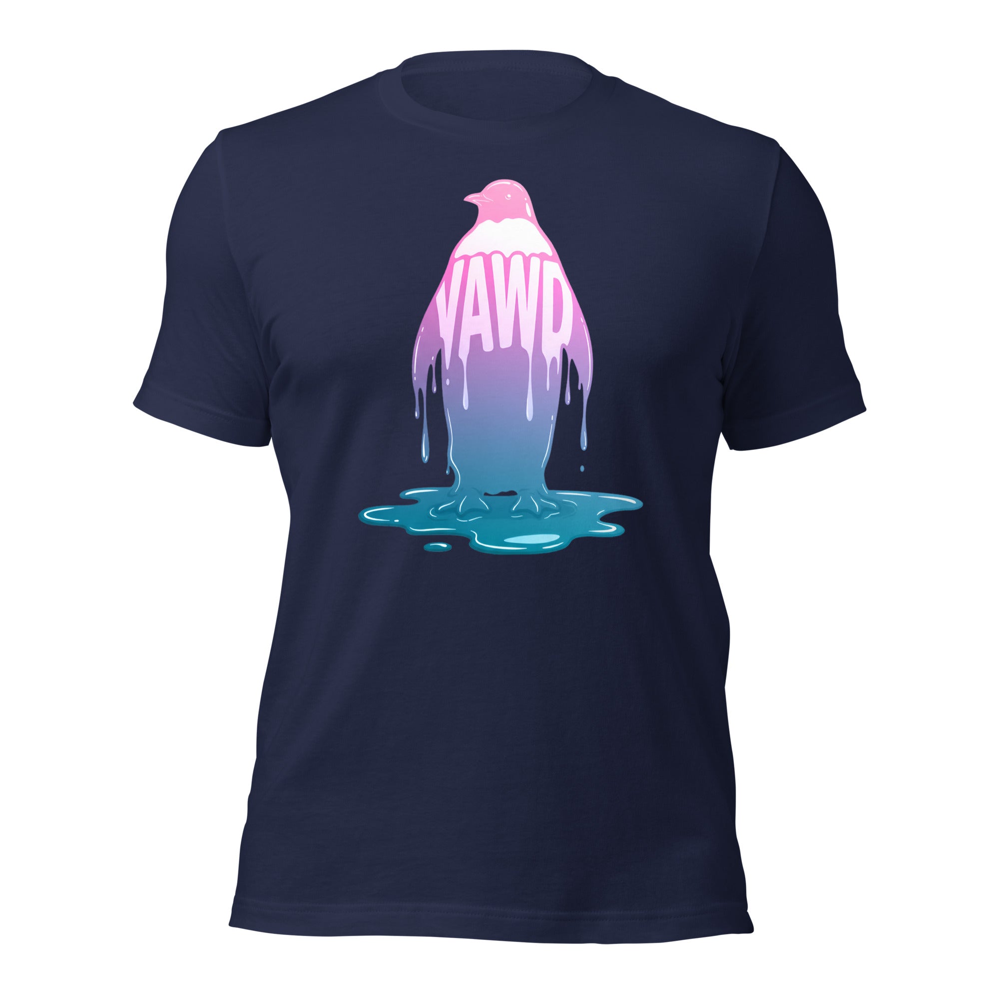 Melting Penguin Unisex t-shirt
