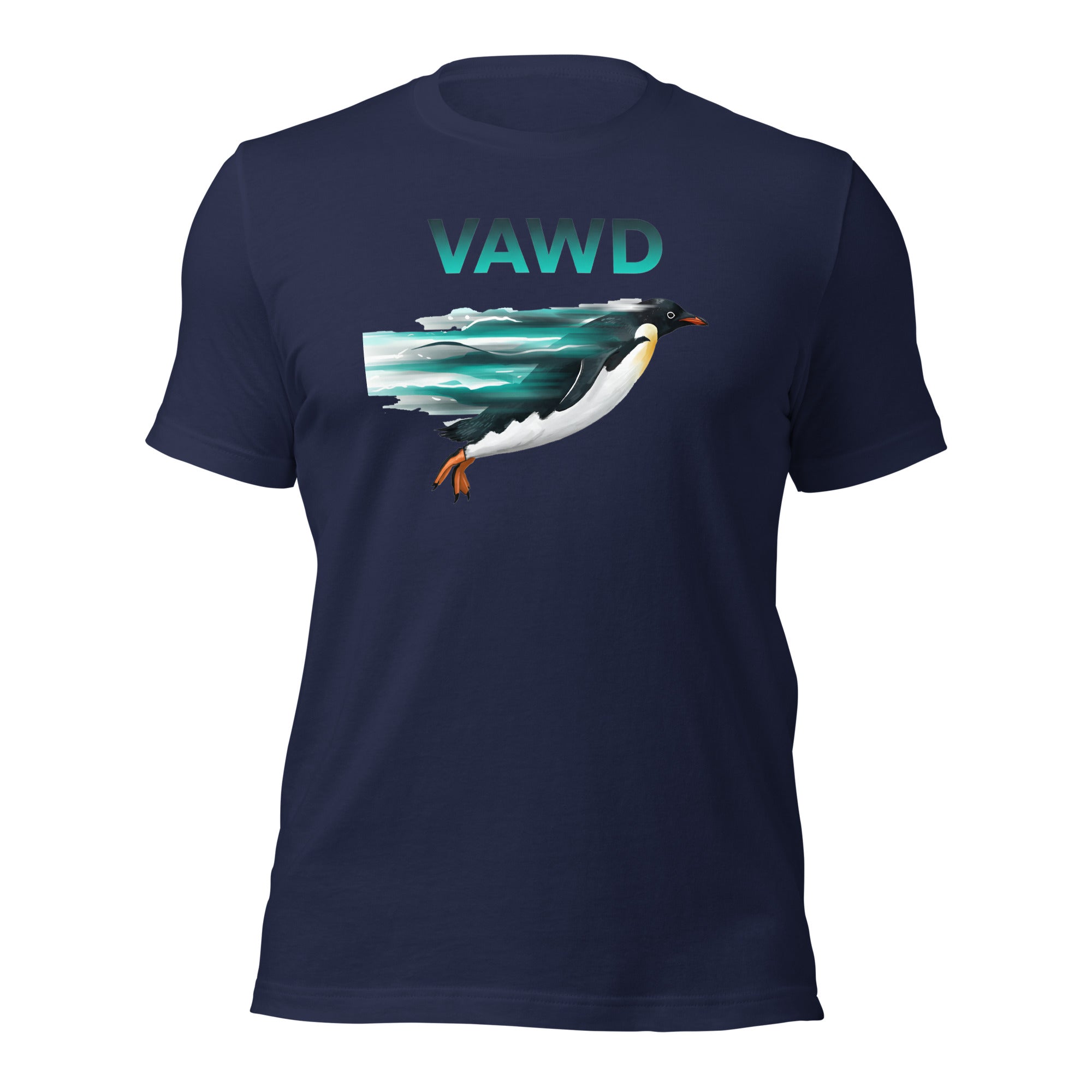 Dynamic Penguin Unisex t-shirt