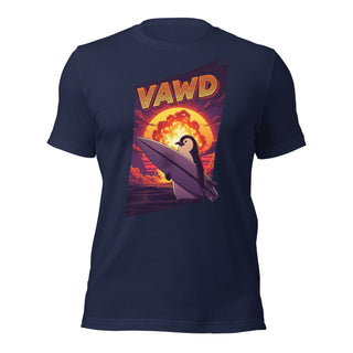 Retro Surf T-shirt - Sunset Breaker Unisex