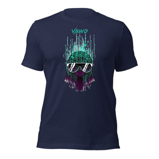 Neon Data Penguin Unisex T-Shirt
