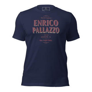 World Famous Enrico Pallazzo T-Shirt – Funny The Naked Gun Movie Inspired Graphic Tee