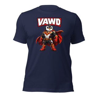 Superhero Penguin Unisex T-Shirt Design