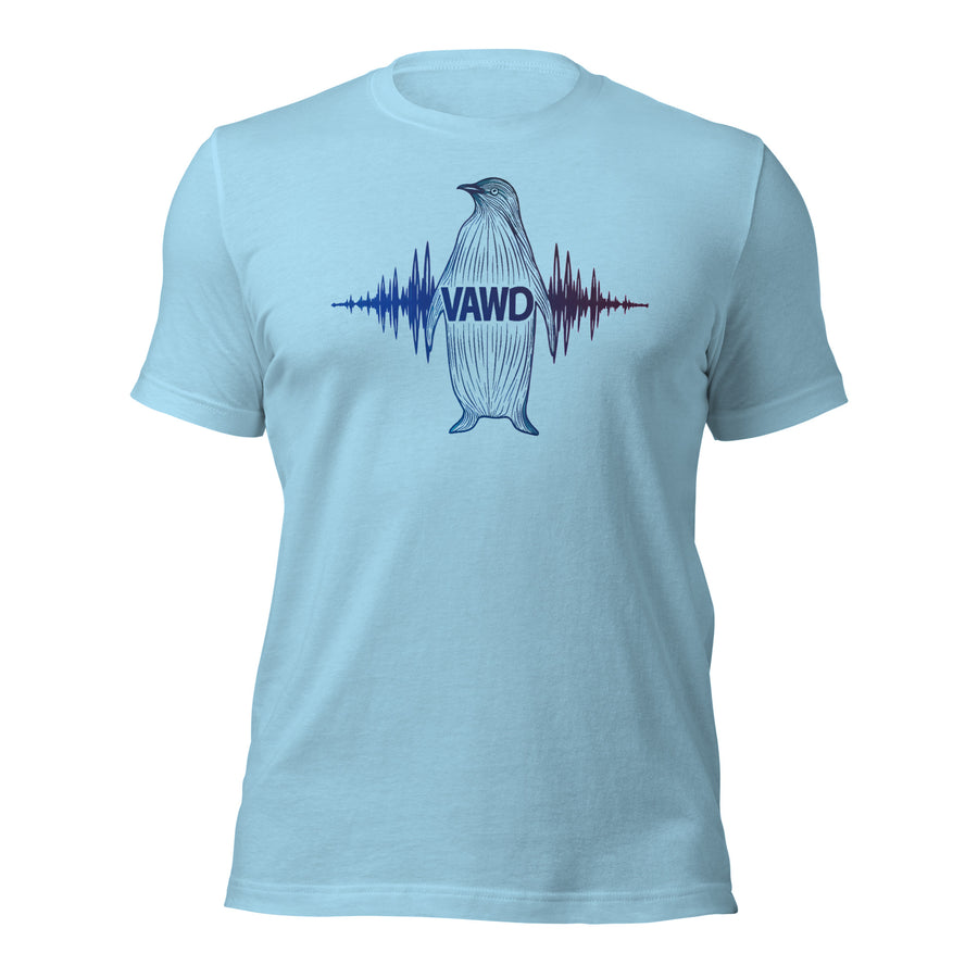 Soundwave Penguin Unisex t-shirt