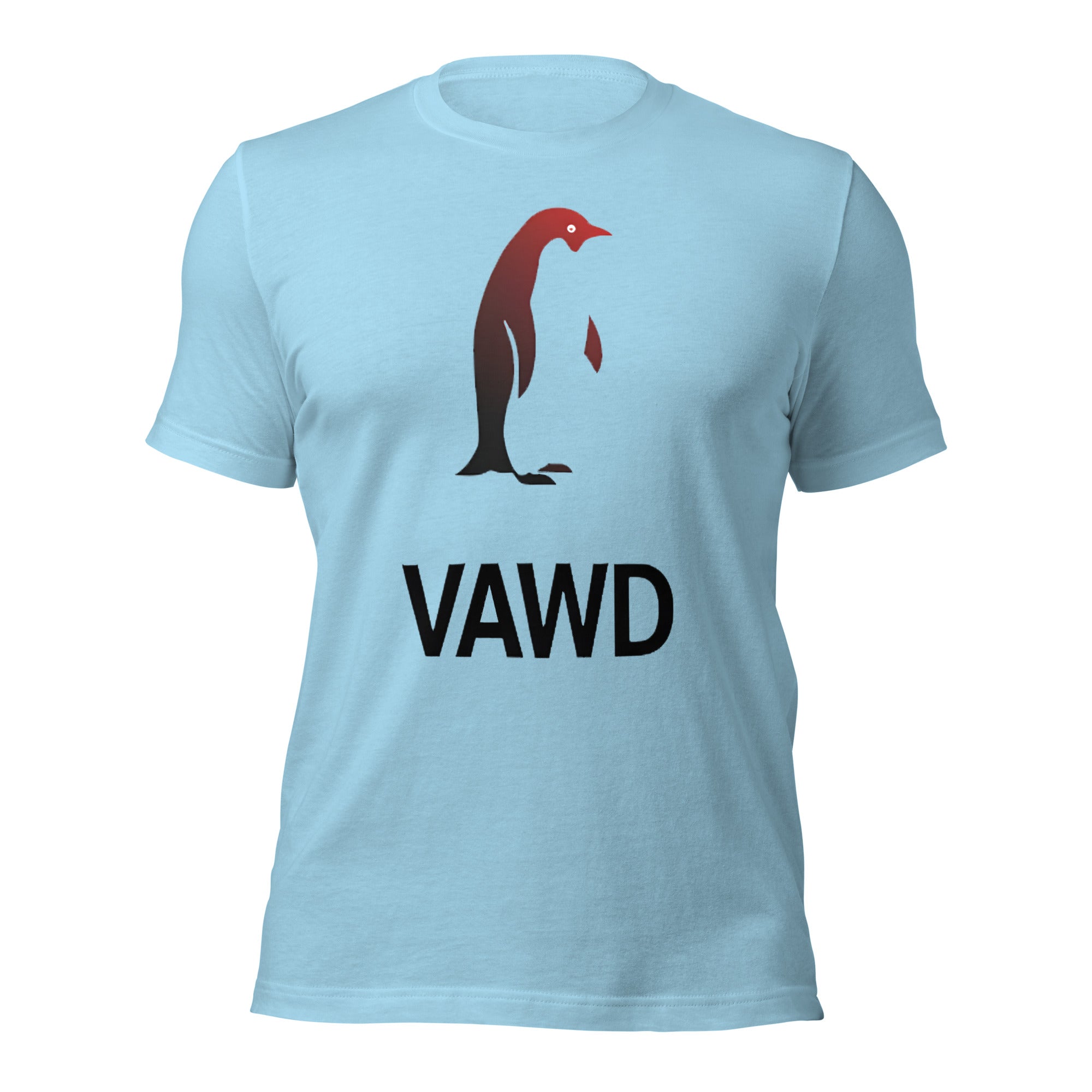 Minimalist Gradient Penguin Unisex t-shirt