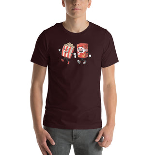 Peanuts and Cracker Jack Unisex t-shirt