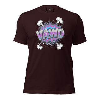 Pop Art Comic Logo Tee – Comic Book Style Graphic T-Shirt