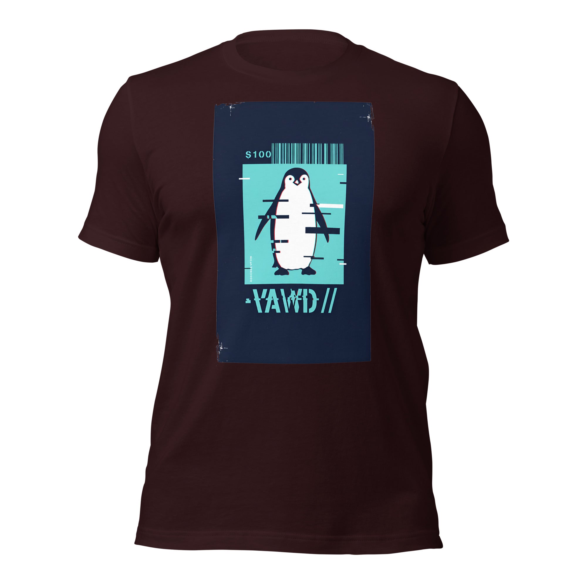 Glitch Penguin Unisex t-shirt