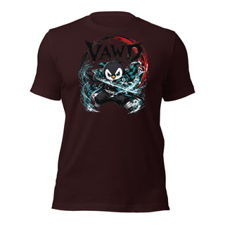 Anime Sword Warrior Penguin Graphic Design Tee