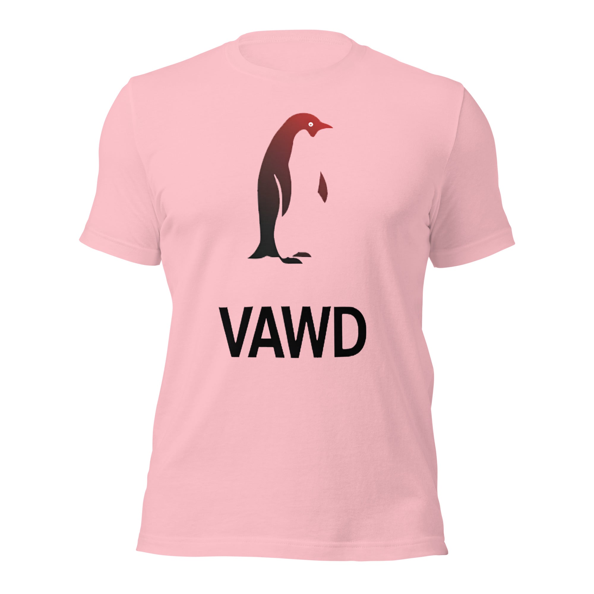 Minimalist Gradient Penguin Unisex t-shirt