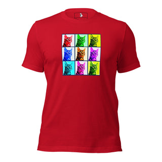 Warhol Cats Unisex t-shirt