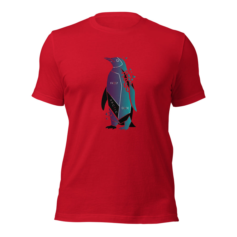 Prismatic Penguin Unisex T-shirt by VAWDesigns