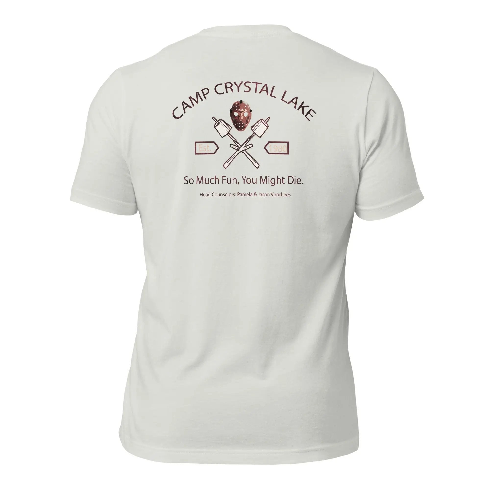 Camp Crystal Lake Unisex t-shirt (Back)