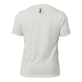 a white t - shirt with a penguin on it