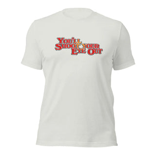 a white t - shirt with the words you're shopping and get out