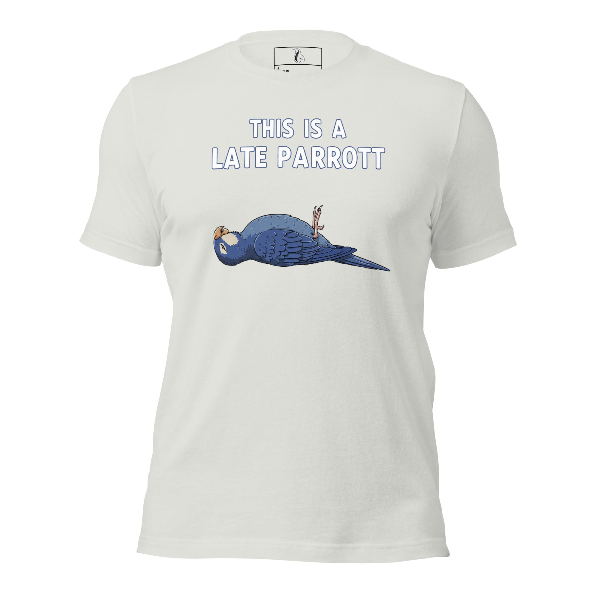 This Is a Late Parrot T-Shirt – Funny Monty Python Dead Parrot Sketch Inspired Tee