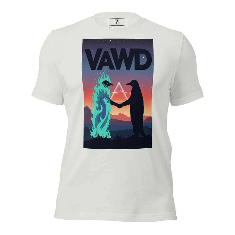 Surreal Handshake Graphic Tee – Classic Psychedelic Rock Inspired T-Shirt