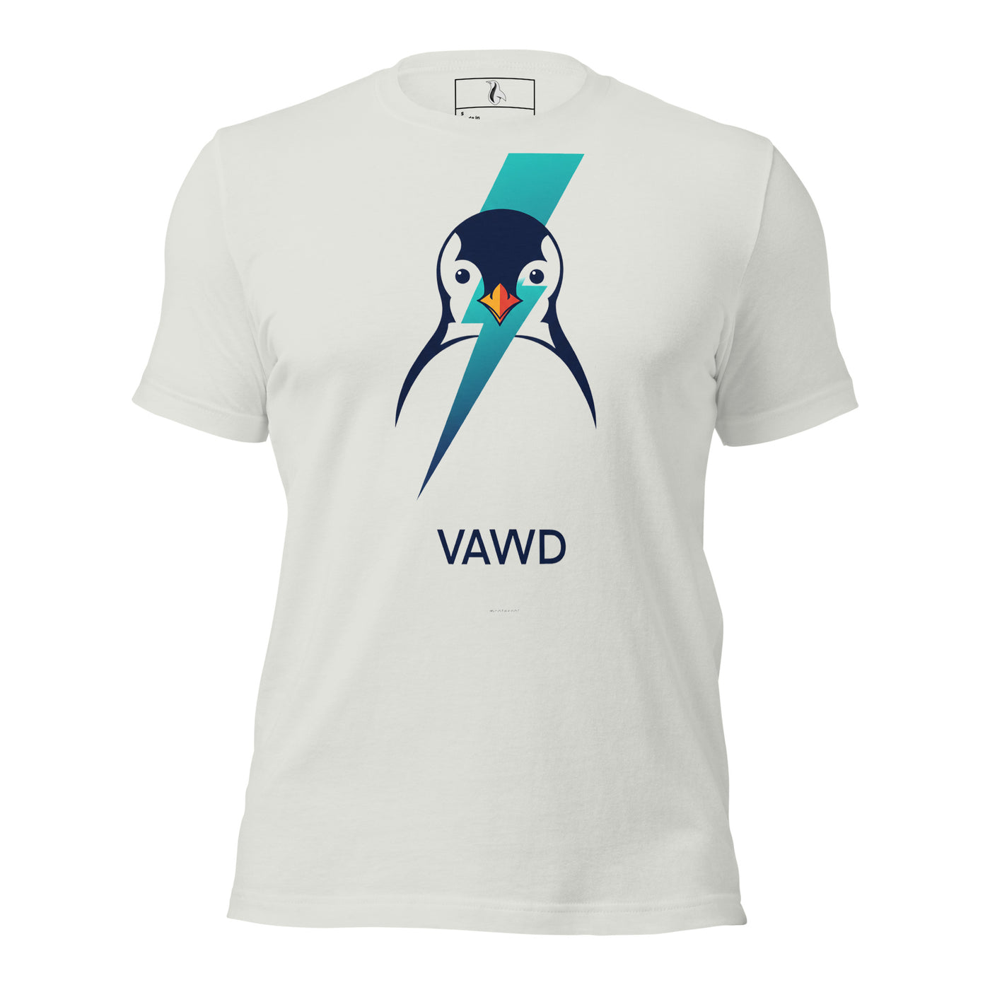 Lightning Penguin Tee – Iconic Glam Rock Inspired T-Shirt