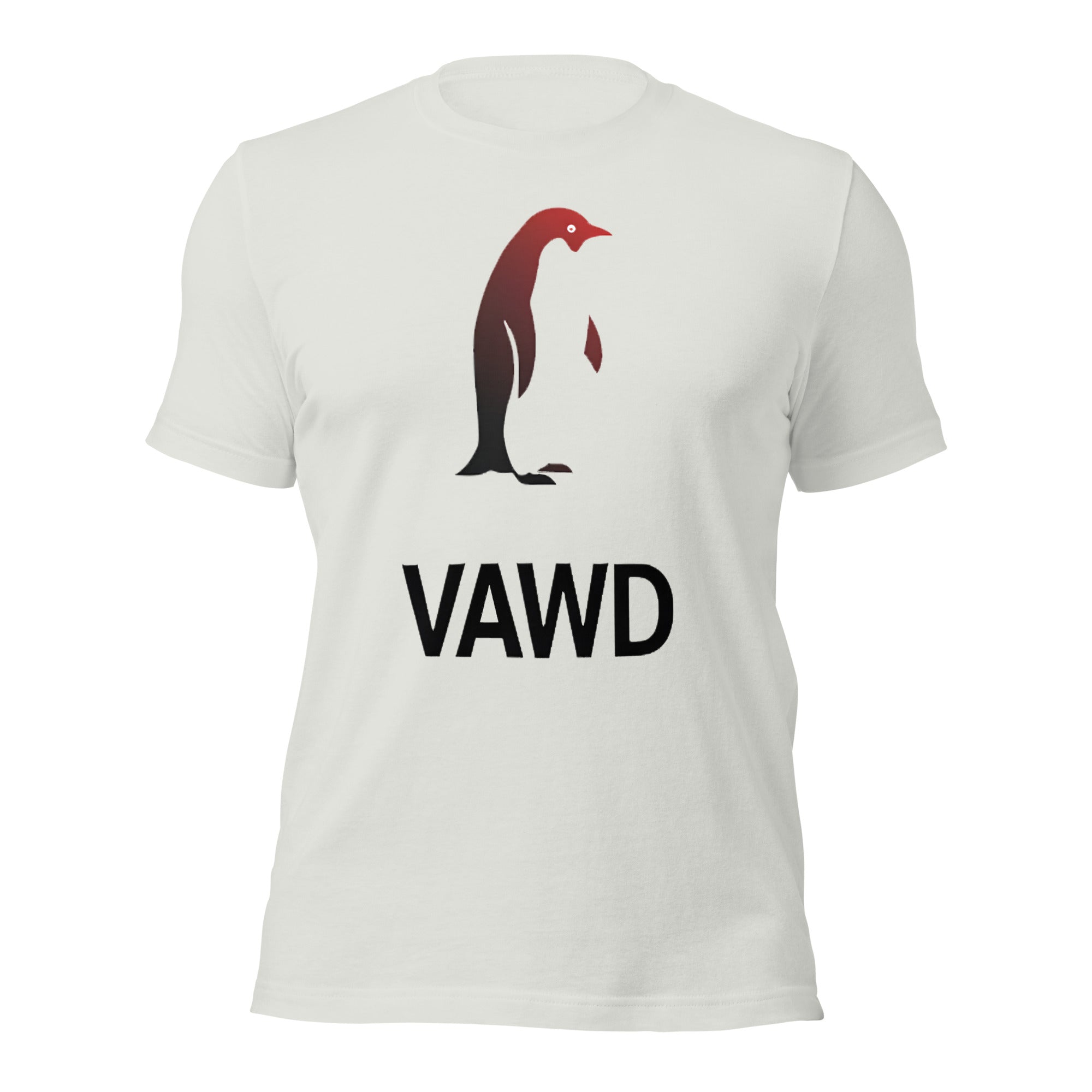 Minimalist Gradient Penguin Unisex t-shirt