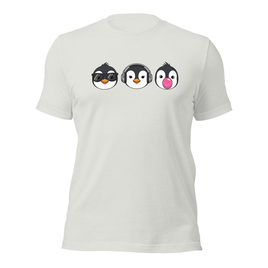 See No Evil Penguins Unisex T-Shirt