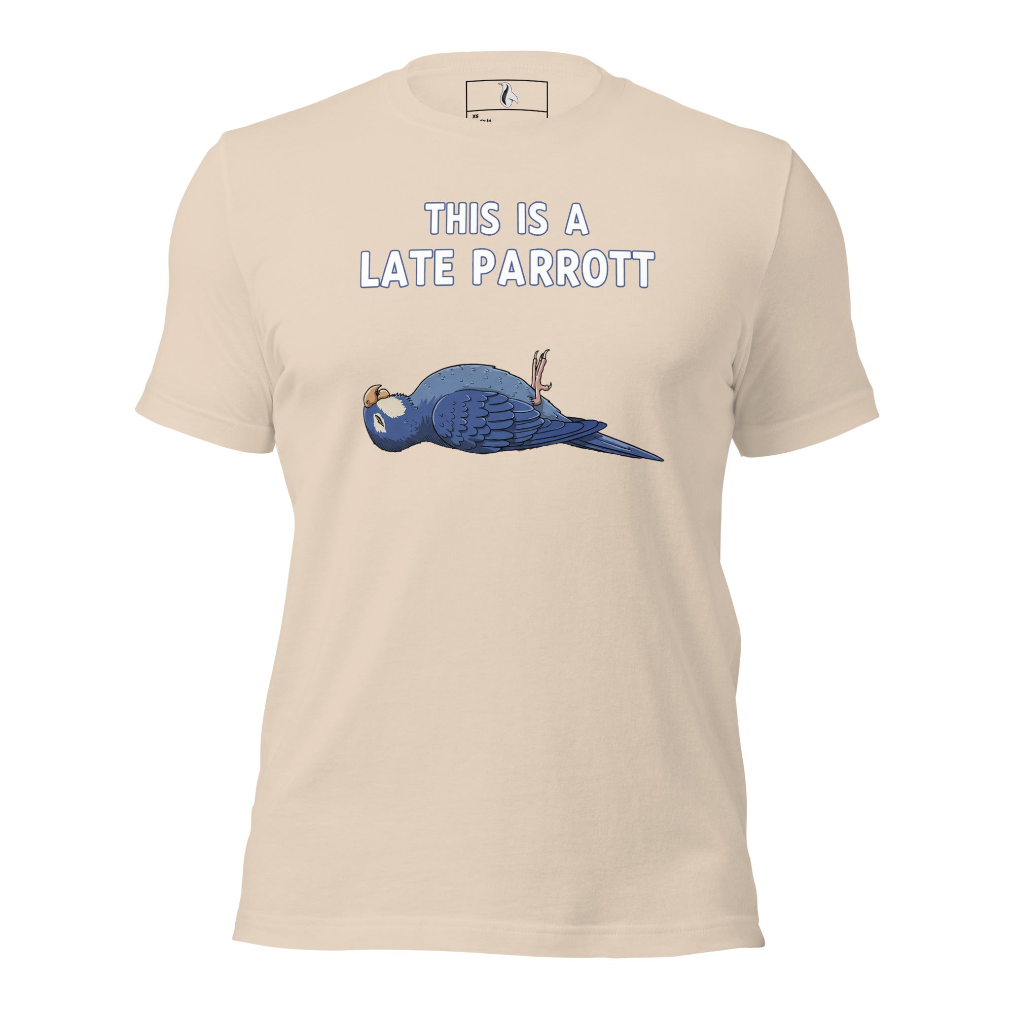This Is a Late Parrot T-Shirt – Funny Monty Python Dead Parrot Sketch Inspired Tee