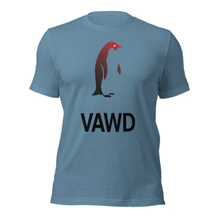 Penguin Artistry on Minimalist Unisex T-Shirt