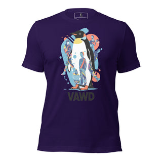 Psychedelic Penguin Tee – Colorful Indie Rock Inspired Graphic T-Shirt