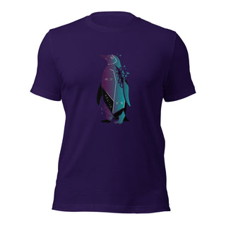 Prismatic Penguin Unisex T-shirt by VAWDesigns