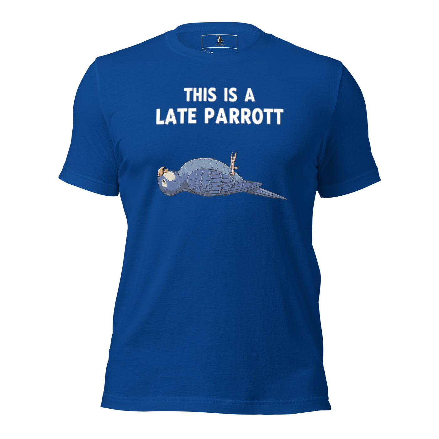 This Is a Late Parrot T-Shirt – Funny Monty Python Dead Parrot Sketch Inspired Tee