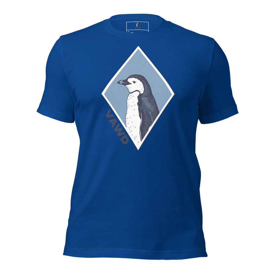 Diamond Penguin Graphic Tee – Minimalist Indie Rock Inspired T-Shirt