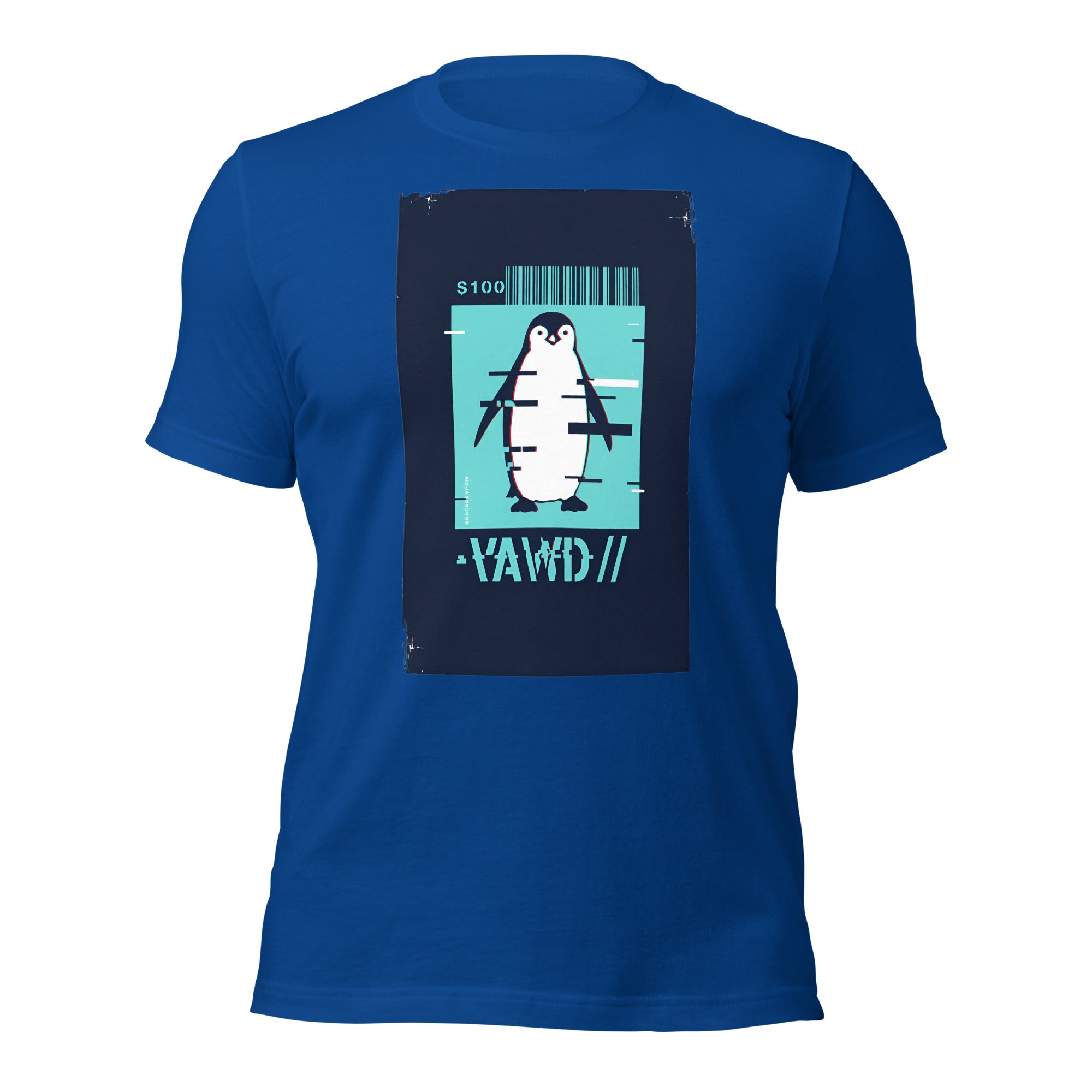 Glitch Penguin Unisex t-shirt