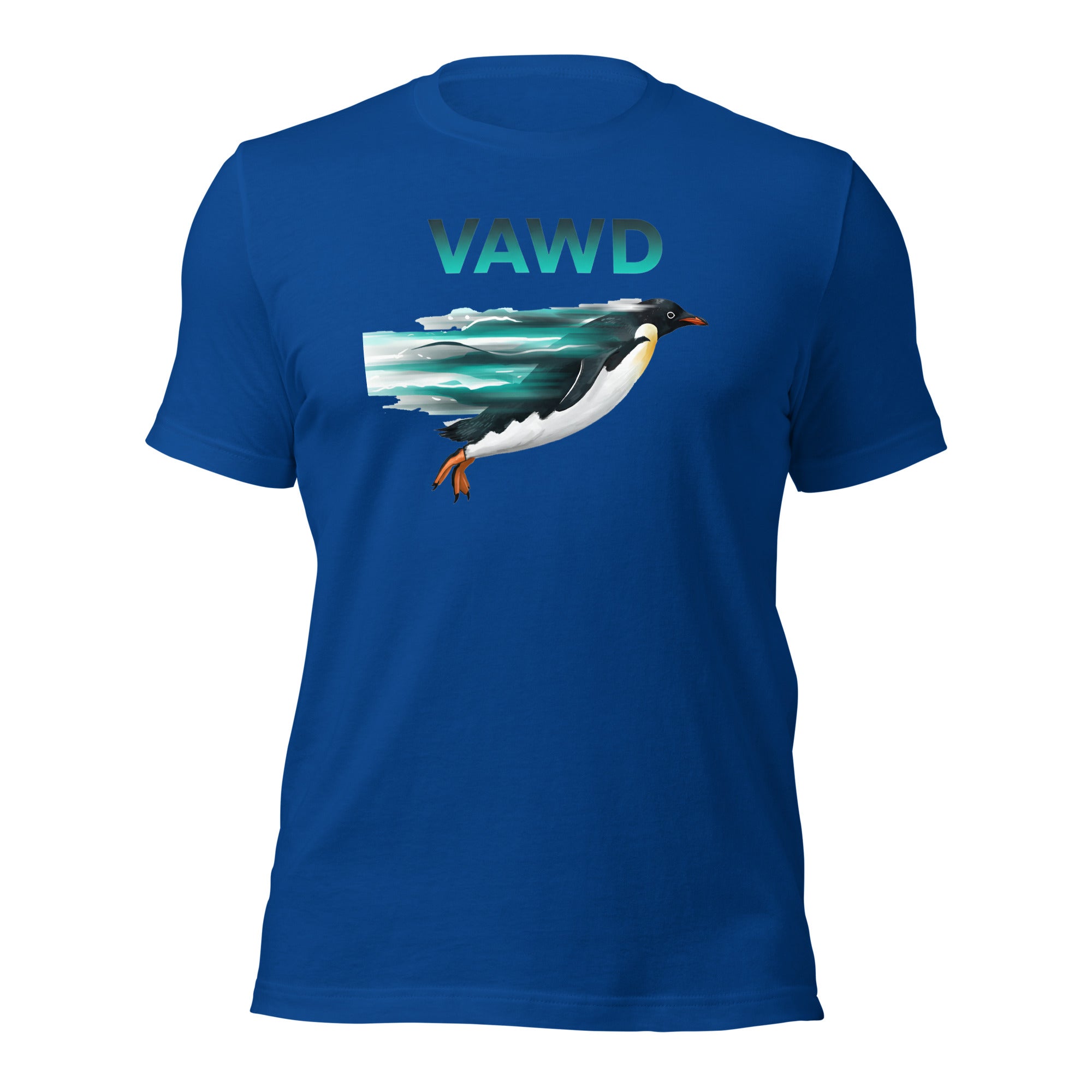 Dynamic Penguin Unisex t-shirt