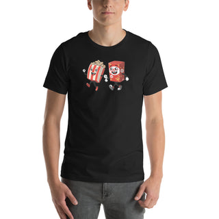 Peanuts and Cracker Jack Unisex t-shirt
