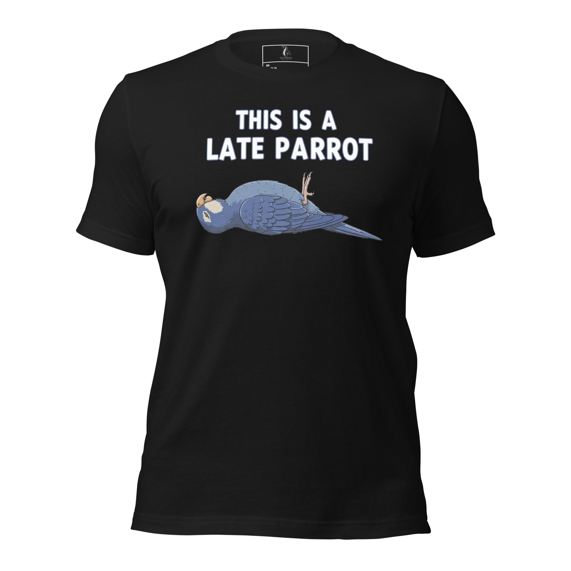 This Is a Late Parrot T-Shirt – Funny Monty Python Dead Parrot Sketch Inspired Tee
