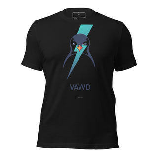Lightning Penguin Tee – Iconic Glam Rock Inspired T-Shirt