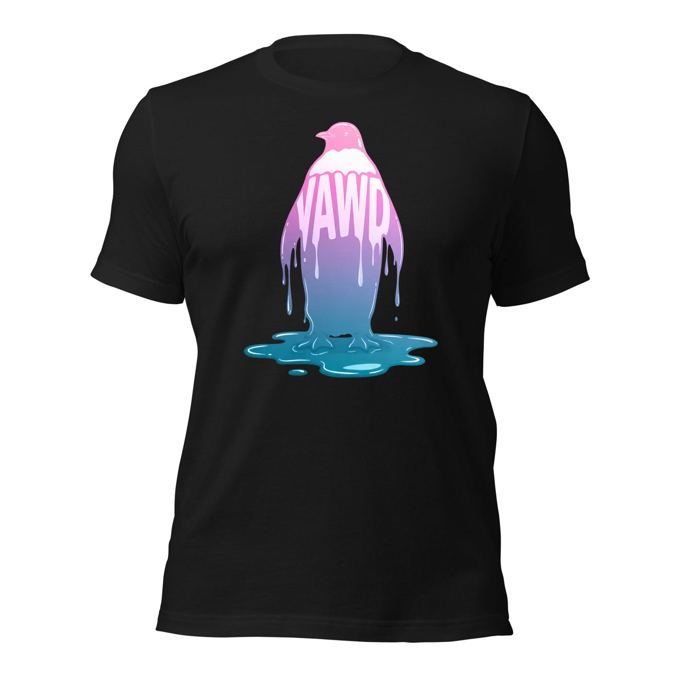 Melting Penguin Unisex t-shirt