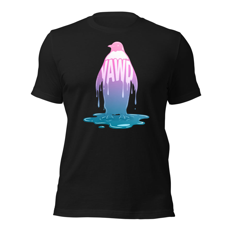 Melting Penguin Unisex t-shirt
