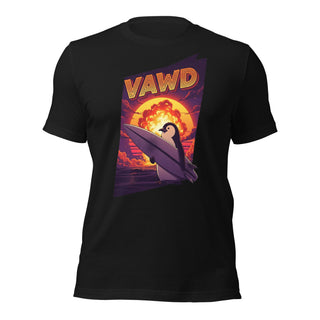 Retro Surf T-shirt - Sunset Breaker Unisex