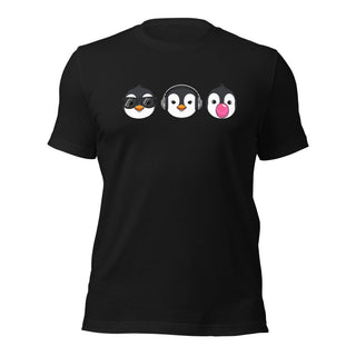 See No Evil Penguins Unisex T-Shirt
