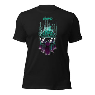 Neon Data Penguin Unisex T-Shirt