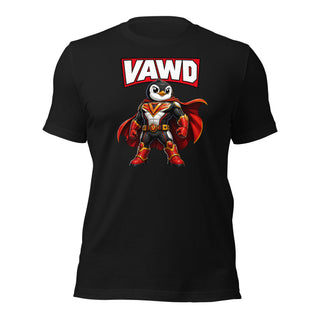 Superhero Penguin Unisex T-Shirt Design