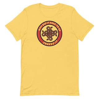 Why Did It Have To Be Snakes? Unisex t-shirt
